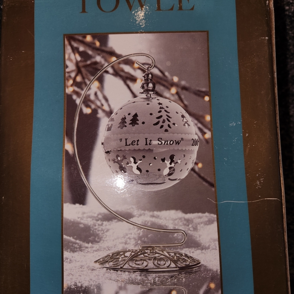 Towle Silver Holiday Ornament